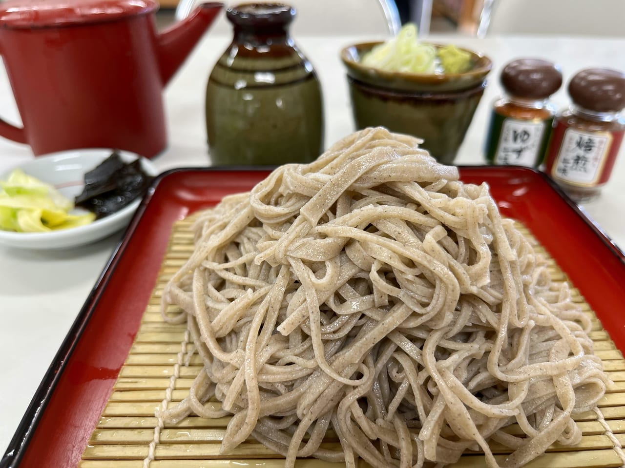 小百田舎そばのもりそば