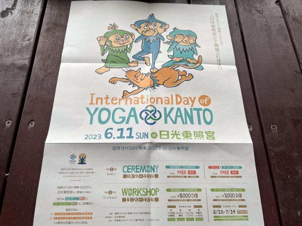 国際ヨガDAY関東チラシ表