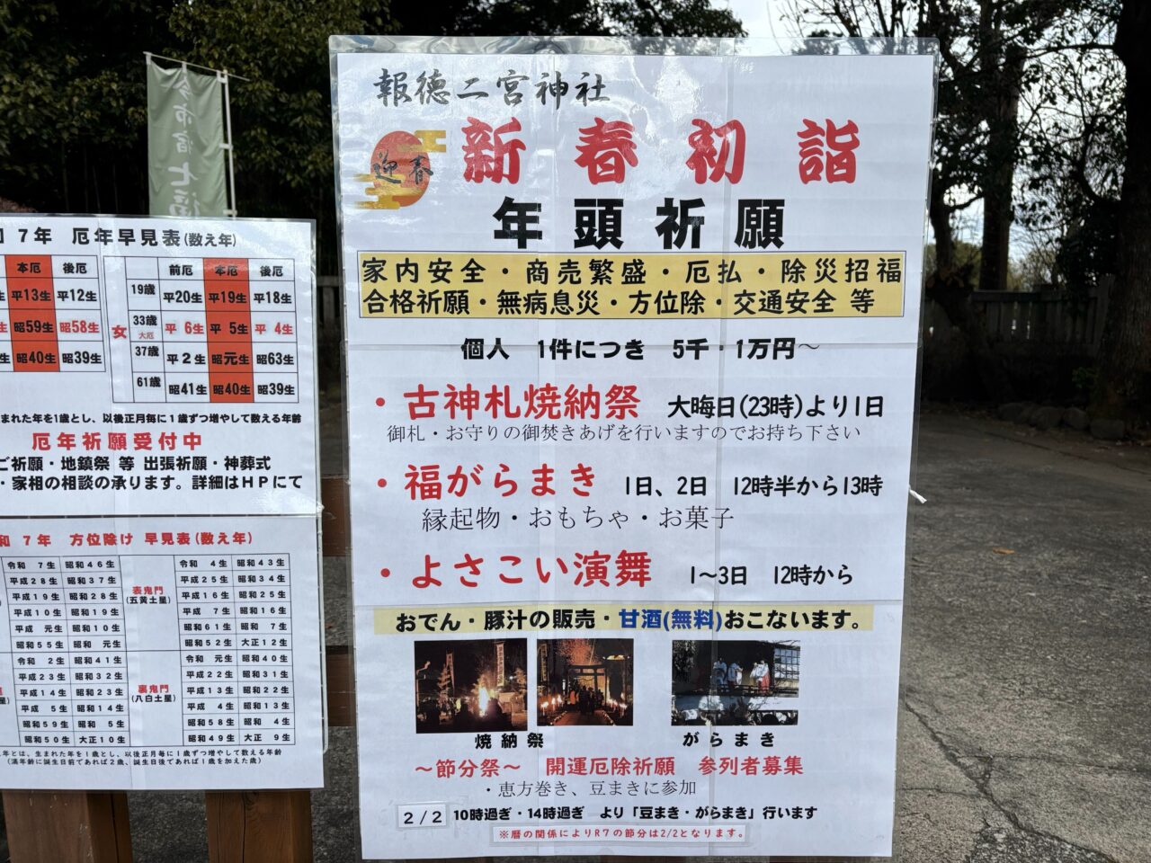 報徳二宮神社　新春初詣