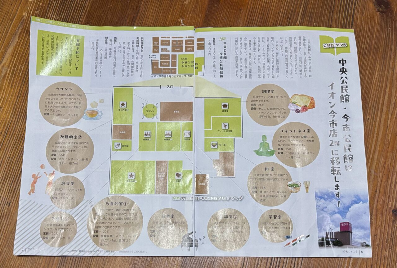 中央公民館・今市公民館情報